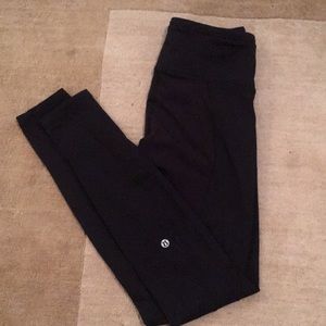 Lulu lemon black full length pants